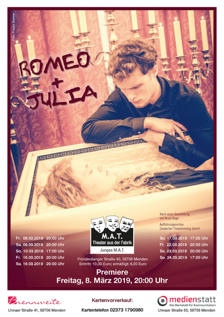 Junges M.A.T.: Romeo & Julia - Plakat